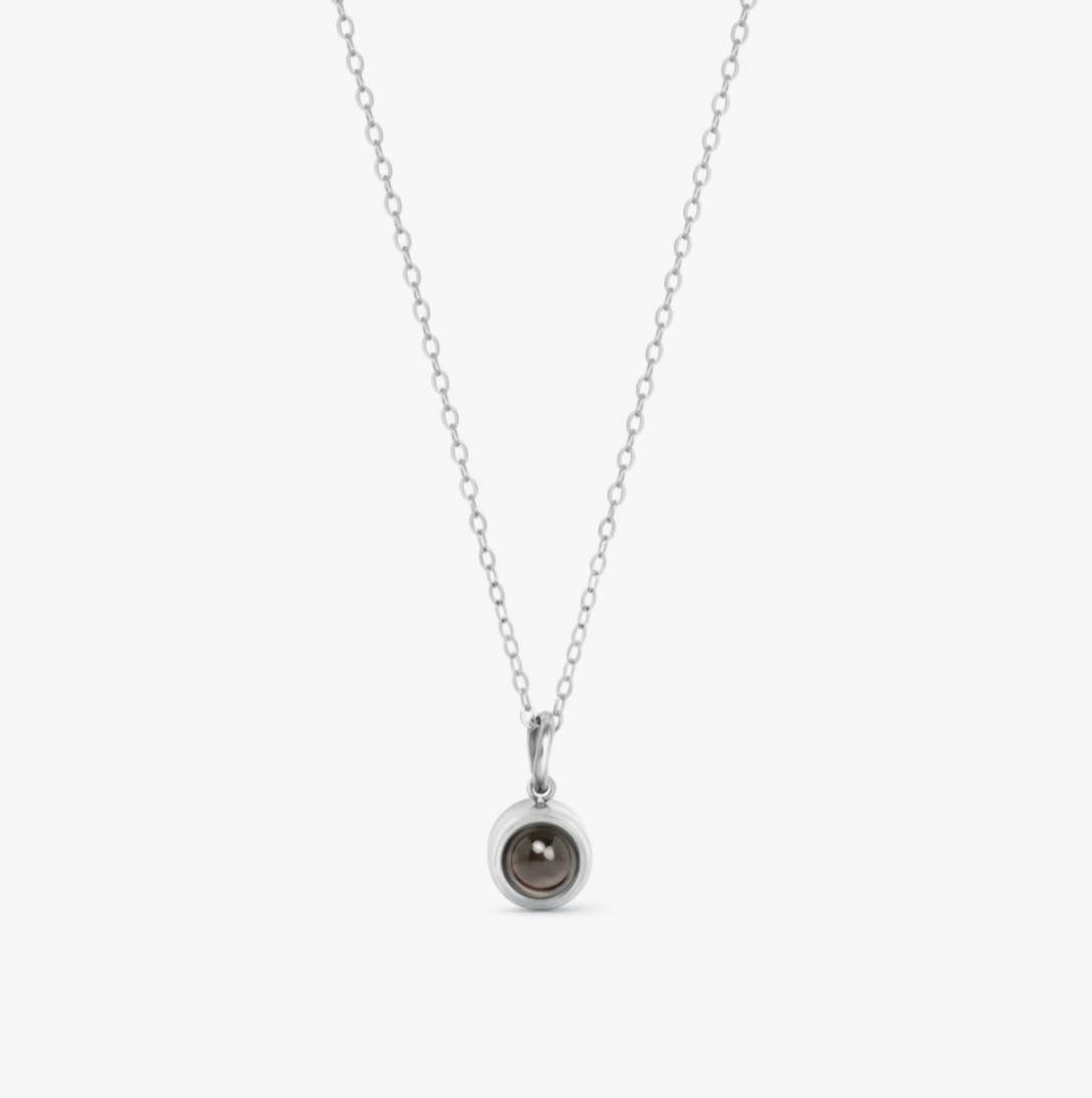 Circle Photo Projection Necklace