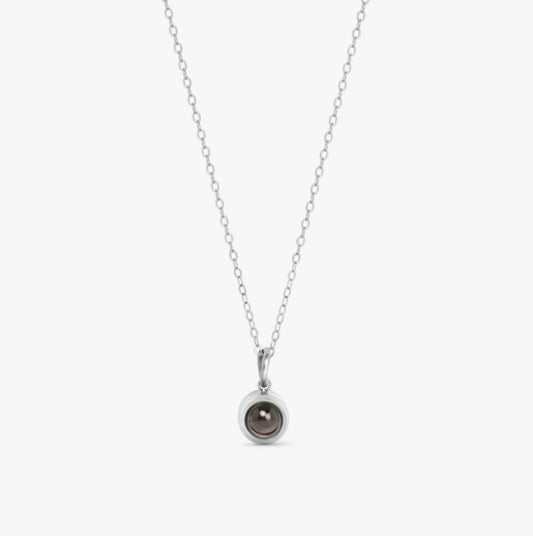 Circle Photo Projection Necklace