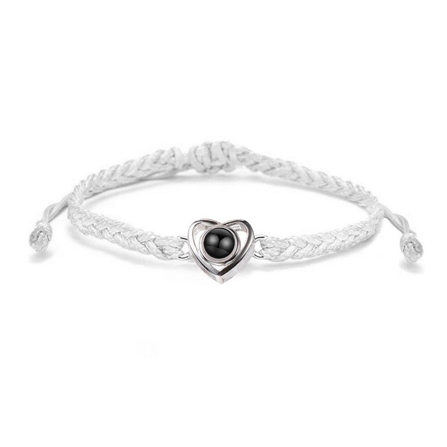 Heart Rope Photo Projection Bracelet